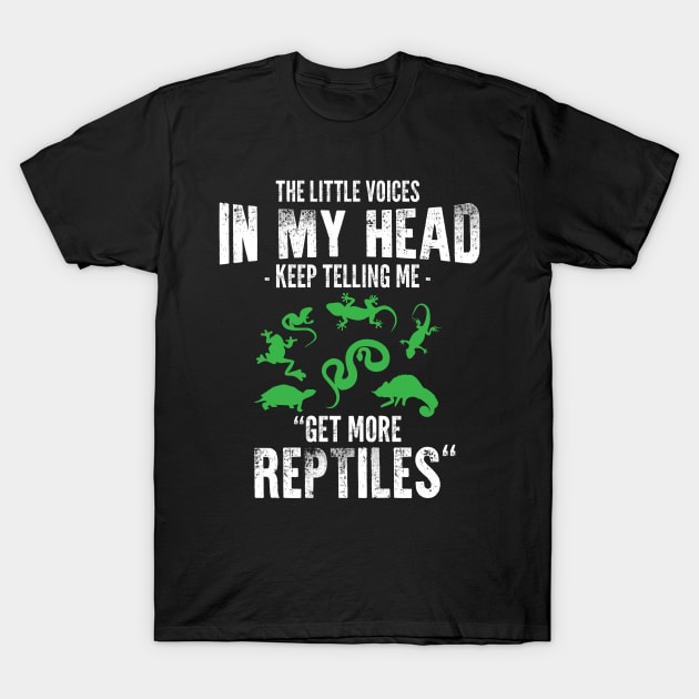 Reptile Reptiles Snakes Lizards Herpetology T-Shirt by Krautshirts